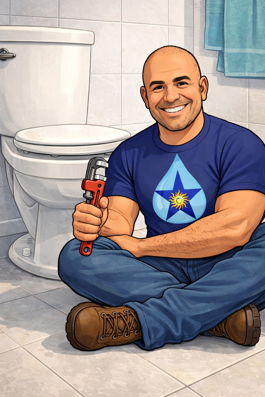 Hristo Panov providing fixture & faucet installation in Houston — ARG Plumbing