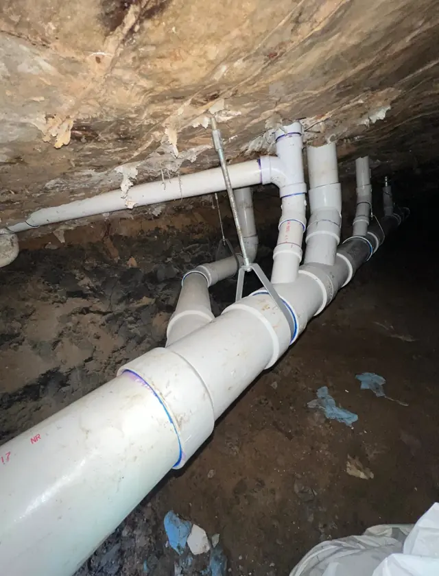Drain Cleaning by ARG Plumbing — work on a Houston-area home