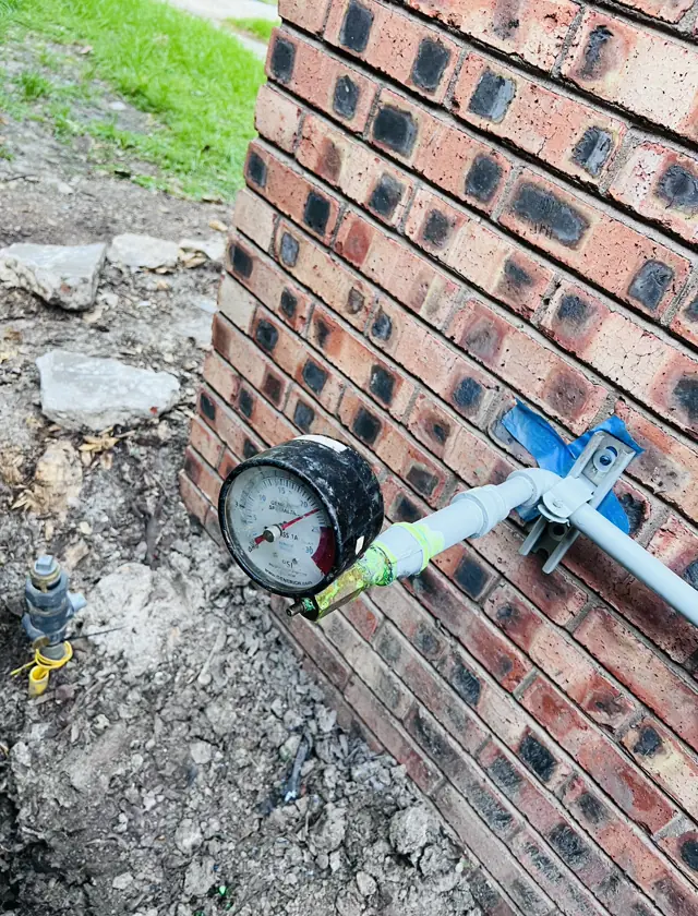 Leak Detection & Repair by ARG Plumbing — work on a Houston-area home